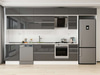 Alvinka 380X240 Cm High Gloss Mutfak Dolabı Mb-E80S60S40-2