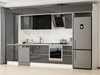 Alvinka 380X240 Cm High Gloss Mutfak Dolabı Mbb-E80B60S40-3