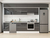 Alvinka 380X240 Cm High Gloss Mutfak Dolabı Mb-E90S50S40-1