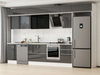 Alvinka 380X240 Cm High Gloss Mutfak Dolabı Mb-E80S50S50-3