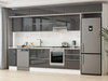 Alvinka 380X240 Cm High Gloss Mutfak Dolabı Mb-E80S40S60-1