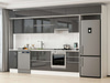 Alvinka 380X240 Cm High Gloss Mutfak Dolabı Mb-E90S40S50-1