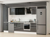Alvinka 380X240 Cm High Gloss Mutfak Dolabı Mbb-E80B50S50-3