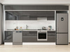 Alvinka 380X240 Cm High Gloss Mutfak Dolabı Mb-E80S50S50-1