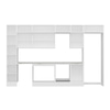 Alvinka 380X240 Cm High Gloss Mutfak Dolabı Mbb-E90B40S50-3