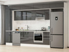 Alvinka 380X240 Cm High Gloss Mutfak Dolabı Mbb-E90B50S40-1