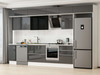 Alvinka 380X240 Cm High Gloss Mutfak Dolabı Mb-E80S40S60-3