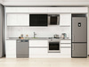 Alvinka 380X240 Cm High Gloss Mutfak Dolabı Mb-E80S50S50-3