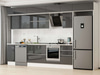 Alvinka 380X240 Cm High Gloss Mutfak Dolabı Mb-E90S40S50-2