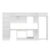 Alvinka 380X240 Cm High Gloss Mutfak Dolabı Mbb-E80B60S40-3