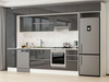 Alvinka 380X240 Cm High Gloss Mutfak Dolabı Mbb-E90B45S45-1