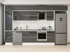 Alvinka 380X240 Cm High Gloss Mutfak Dolabı Mbb-E90B45S45-2
