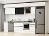 Alvinka 380X240 Cm High Gloss Mutfak Dolabı Mb-E90S45S45-3