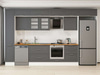 Alvinka 380X240 Cm Klasik Mebran Mutfak Dolabı Mbb-E80B40S60-3