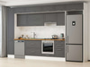 Alvinka 380X240 Cm Klasik Mebran Mutfak Dolabı Mbb-E90B40S50-1