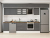 Alvinka 380X240 Cm Klasik Mebran Mutfak Dolabı Mb-E80S50S50-3