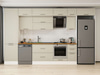 Alvinka 380X240 Cm Klasik Mebran Mutfak Dolabı Mbb-E80B60S40-2