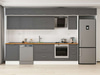 Alvinka 380X240 Cm Klasik Mebran Mutfak Dolabı Mb-E80S60S40-2
