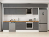 Alvinka 380X240 Cm Klasik Mebran Mutfak Dolabı Mb-E80S50S50-2