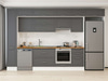 Alvinka 380X240 Cm Klasik Mebran Mutfak Dolabı Mbb-E90B40S50-1