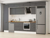 Alvinka 380X240 Cm Klasik Mebran Mutfak Dolabı Mbb-E80B50S50-2