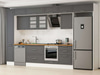 Alvinka 380X240 Cm Klasik Mebran Mutfak Dolabı Mbb-E80B40S60-3