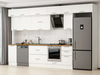 Alvinka 380X240 Cm Klasik Mebran Mutfak Dolabı Mb-E90S45S45-2