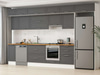 Alvinka 380X240 Cm Klasik Mebran Mutfak Dolabı Mb-E80S40S60-1