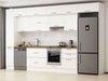 Alvinka 380X240 Cm Klasik Mebran Mutfak Dolabı Mbb-E80B40S60-1