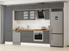 Alvinka 380X240 Cm Klasik Mebran Mutfak Dolabı Mbb-E80B60S40-3