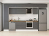 Alvinka 380X240 Cm Klasik Mebran Mutfak Dolabı Mbb-E90B45S45-2