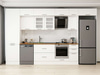 Alvinka 380X240 Cm Klasik Mebran Mutfak Dolabı Mbb-E80B60S40-3