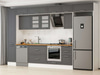 Alvinka 380X240 Cm Klasik Mebran Mutfak Dolabı Mbb-E90B45S45-3