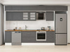 Alvinka 380X240 Cm Klasik Mebran Mutfak Dolabı Mb-E90S40S50-3
