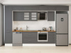 Alvinka 380X240 Cm Klasik Mebran Mutfak Dolabı Mbb-E90B45S45-3