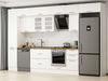 Alvinka 380X240 Cm Klasik Mebran Mutfak Dolabı Mbb-E90B45S45-3