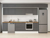 Alvinka 380X240 Cm Klasik Mebran Mutfak Dolabı Mb-E90S45S45-1