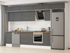 Alvinka 380X240 Cm Klasik Mebran Mutfak Dolabı Mb-E90S45S45-2