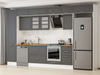 Alvinka 380X240 Cm Klasik Mebran Mutfak Dolabı Mbb-E80B50S50-3