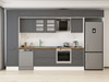 Alvinka 380X240 Cm Klasik Mebran Mutfak Dolabı Mbb-E80B50S50-3
