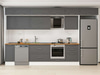 Alvinka 380X240 Cm Klasik Mebran Mutfak Dolabı Mb-E80S40S60-2