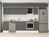 Alvinka 380X240 Cm Klasik Mebran Mutfak Dolabı Mb-E90S50S40-2