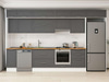 Alvinka 380X240 Cm Klasik Mebran Mutfak Dolabı Mb-E80S40S60-1