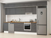 Alvinka 380X240 Cm Klasik Mebran Mutfak Dolabı Mb-E90S45S45-1