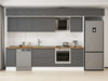 Alvinka 380X240 Cm Klasik Mebran Mutfak Dolabı Mb-E90S40S50-2