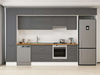 Alvinka 380X240 Cm Klasik Mebran Mutfak Dolabı Mbb-E90B45S45-1
