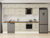 Alvinka 380X240 Cm Klasik Mebran Mutfak Dolabı Mb-E90S40S50-2