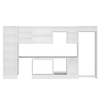 Alvinka 385X222 Cm High Gloss Mutfak Dolabı Mbb-E80B60S45-3