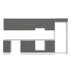 Alvinka 385X222 Cm High Gloss Mutfak Dolabı Mb-E80S45S60-1