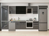 Alvinka 385X222 Cm High Gloss Mutfak Dolabı Mbb-E80B60S45-3